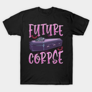 Future Corpse Funny Coffin Pastel Emo Goth T-Shirt